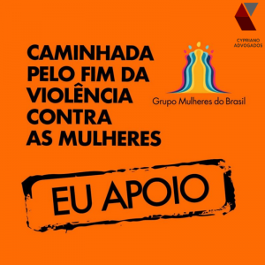Caminhada pelo fim da violência contra as mulheres em Brasília