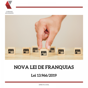 Nova Lei de Franquias - Lei 13.966/2019