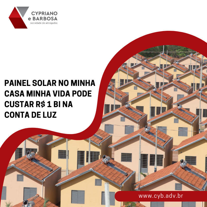 Painel solar no Minha Casa Minha Vida